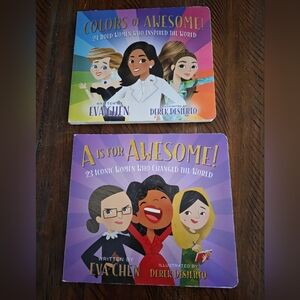 🎈2/$15 Set of 2- Colors of Awesome and A is for Awesome books